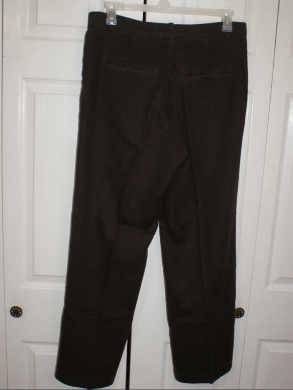 H&M Linen-Blend  Brown Pants - Size 12 - BRAND NEW - Picture 6 of 13
